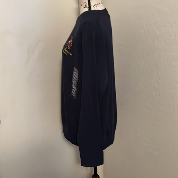 Vintage 2003 Levi’s Blue Euro Equestrian Brand New Sweater - Picture 2 of 12